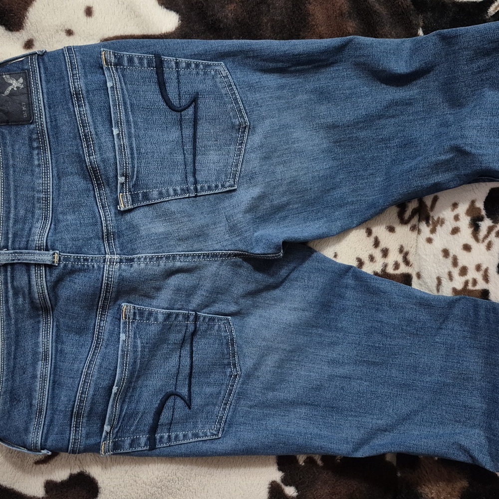American Eagle Outfitters, Kick Boot, Womens Boot Cut Jeans, Size 8 Long. - Picture 8 of 14